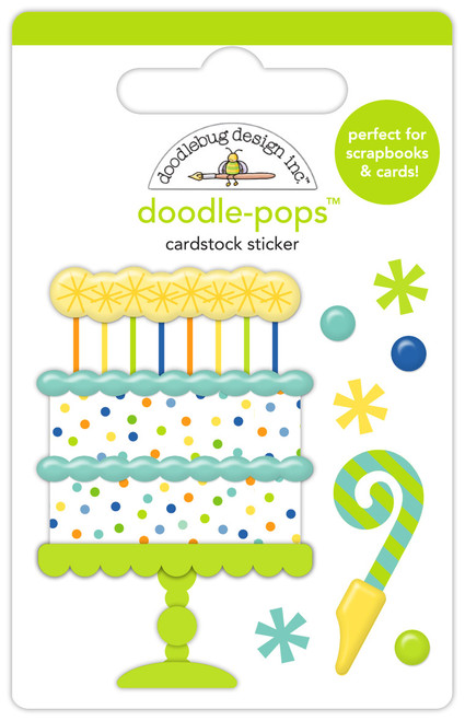 Doodlebug - Balloons & Banners - Doodle Pops - Party Time - 9183