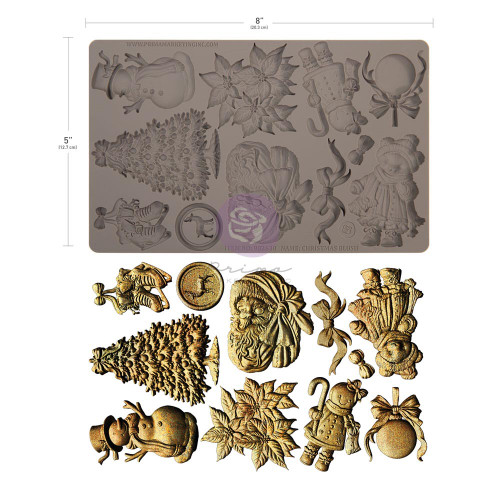 Prima Marketing - Mould – 1 pc / 5″x8″ - Christmas Blush - 982638
