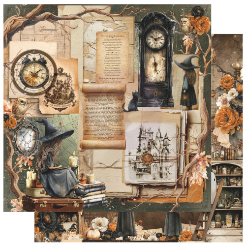 Prima Marketing - Double Sided Cardstock 12x12 - Made of Magic - Arcane Archives - 685010