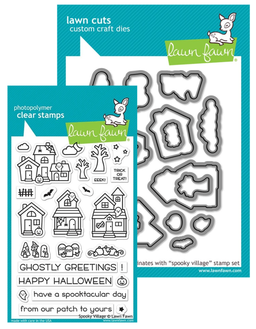 Lawn Fawn - Stamp Die Bundle - Spooky Village - LF2014/LF2015