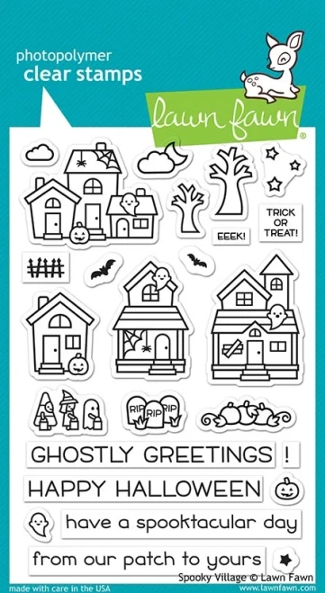 Lawn Fawn - Stamp Set - Spooky Village - LF2014