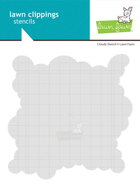 Lawn Fawn - Stencil - Cloudy - LF2250