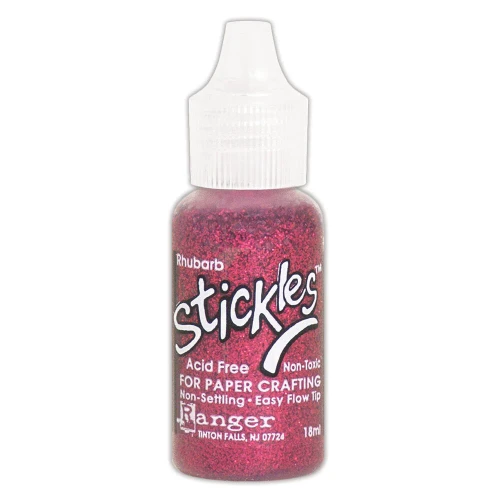 Ranger Stickles Glitter Glue .5oz - Rhubarb