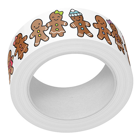 Lawn Fawndamentals - Washi Tape - Gingerbread Friends - LF4240