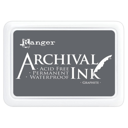 Ranger Archival Ink Pad #0 - Graphite - AIP 1G5MB