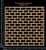 Scrapaholics - Laser Cut Chipboard - Brick Wall Panel (S49484)