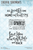 Blue Fern Studios - Clear Stamp Set 4x6 - Christmas Cheer - Cheerful Sentiments (698079)
