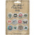 Tim Holtz - Idea-Ology 2021 - Mini Flair Buttons 12/Pkg (TH94129)