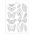 Stamperia - Soft Maxi Mould 8.5"X11.5" - Amazonia - Leaves & Butterflies (K3PTA489)