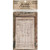 Tim Holtz Idea-Ology - Chipboard Baseboards 4/Pkg - Salvaged (TH93556)