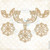 Blue Fern Studios - Laser Cut Chipboard 3/Pkg - Fairy Whispers - Bella's Amulet (456886)