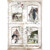 Stamperia - Rice Paper Sheet A4 - Romantic Collection Horses - 4 Frames (DFSA4581)