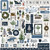 Carta Bella - Cardstock Stickers 12"X12" - Welcome Winter - Elements (WW142014)