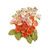 Prima - Mulberry Paper Flowers 36/Pkg - Peach Tea - Sweet Peaches (FG658632)
