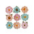 Prima - Mulberry Paper Flowers 9/Pkg - Peach Tea - Tea Love (FG658663)