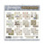 Stamperia - Double-Sided Paper Pad 8"X8" 10/Pkg - Romantic Garden House (SBBS54)