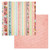 BoBunny - Double-Sided Cardstock 12x12 - Willow & Sage - Stripe (BBWIL12 - 7310)