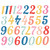 Simple Stories - Number Bits & Pieces Die-Cuts 31/Pkg - Celebrate! (ATE17419)