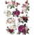 AB Studios - Decoupage Rice Paper - No. 0634 - Pink & Wine Roses (No. 0634)