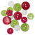 28 Lilac Lane / Buttons Galore : Christmas Themed Buttons - Santa's Sparkle 16/Pkg (CBTP 4841)