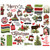 Simple Stories - Bits & Pieces Die-Cuts 48/Pkg - Simple Vintage Christmas Lodge (SVCL8422)