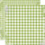 Simple Stories Life In Bloom Double-Sided Cardstock 12"X12" - Green Gingham (SVL12 19722)