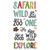 Simple Stories - Into the Wild Foam Stickers 28/Pkg (INT17621)