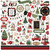 Echo Park - Element Sticker Sheet 12x12 - Gnome For Christmas (FC290014)