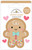 Doodlebug - Shaker-Pops 3D Stickers - Gingerbread Kisses (DB8291)