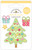 Doodlebug - Shaker-Pops 3D Stickers - Gingerbread Kisses - Deck The Halls (DB8295)