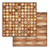 Stamperia - Backgrounds Double-Sided Paper Pad 8"X8" 10/Pkg - Coffee And Chocolate (SBBS94)