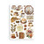 Stamperia - A5 Washi Pad 8/Pkg - Coffee And Chocolate (SBW01)