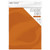 Craft Perfect - Weave Textured Classic Card 8.5"X11" 10/Pkg - Pumpkin Orange - CARD 8 9672 (818569026726)