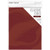 Craft Perfect - Weave Textured Classic Card 8.5"X11" 10/Pkg - Maroon Red - CARD 8 9677 (818569026771)