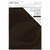 Craft Perfect - Weave Textured Classic Card 8.5"X11" 10/Pkg - Espresso Brown - CARD 8 9624 (818569026245)
