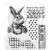 PRESALE - Stampers Anonymous - Tim Holtz Cling Stamps 7"X8.5"5 Mr. Rabbit - CMS478