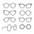 Spellbinders - Etched Dies - The Monster Birthday - Smart Glasses - S2-379