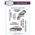 Creative Expressions - Clear Stamp 6"X8" - Vintage Cars - CEC1087