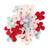 Prima -  Paper Flowers 36/Pkg - Cherry Sweet -  Delicate & Sweet - 679460
