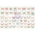 Prima - Ephemera 104/Pkg - Cherry Sweet -  Bows & Butterflies - 981983