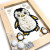 Buttons Galore - Frame DIY Craft Kit - Penguin - PENBND Buttons Galore - Frame DIY Craft Kit - Penguin - PENBND