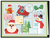 LDRS Creative - Postage Collage Layering Stencils - Season's Greetings - 5286