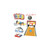 Jolee's Le Grande Dimensional Stickers - Bowling Alley