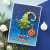 Spellbinders - 3D Embossing Folder - Dancin' Christmas Friends - Holiday Lights - E3D-107