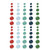Simple Stories - Enamel Dots 60/Pkg - Simple Vintage Flannel Season - 25325