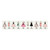 Carta Bella - Washi Tape - Dress Me Up - French Girl - CBFG490027