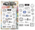AALL & Create - A7 Photopolymer Clear Stamp Set - Stamped Horizons - TP-1442