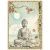 Stamperia - Rice Paper A6 8/Pkg - Oriental Garden -  DFSA6X08