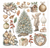 Stamperia - Rub On Transfers - White Christmas 6/Pkg - DFLRBX21