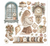 Stamperia - Rub On Transfers - White Christmas 6/Pkg - DFLRBX21